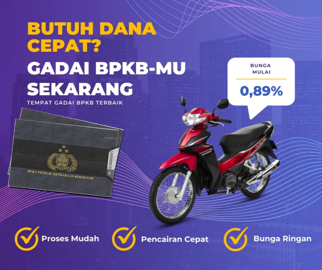 Kredit Jaminan Bpkb Motor Honda Blade 110 Dapat Dana Berapa? Seperti Ini Simulasinya